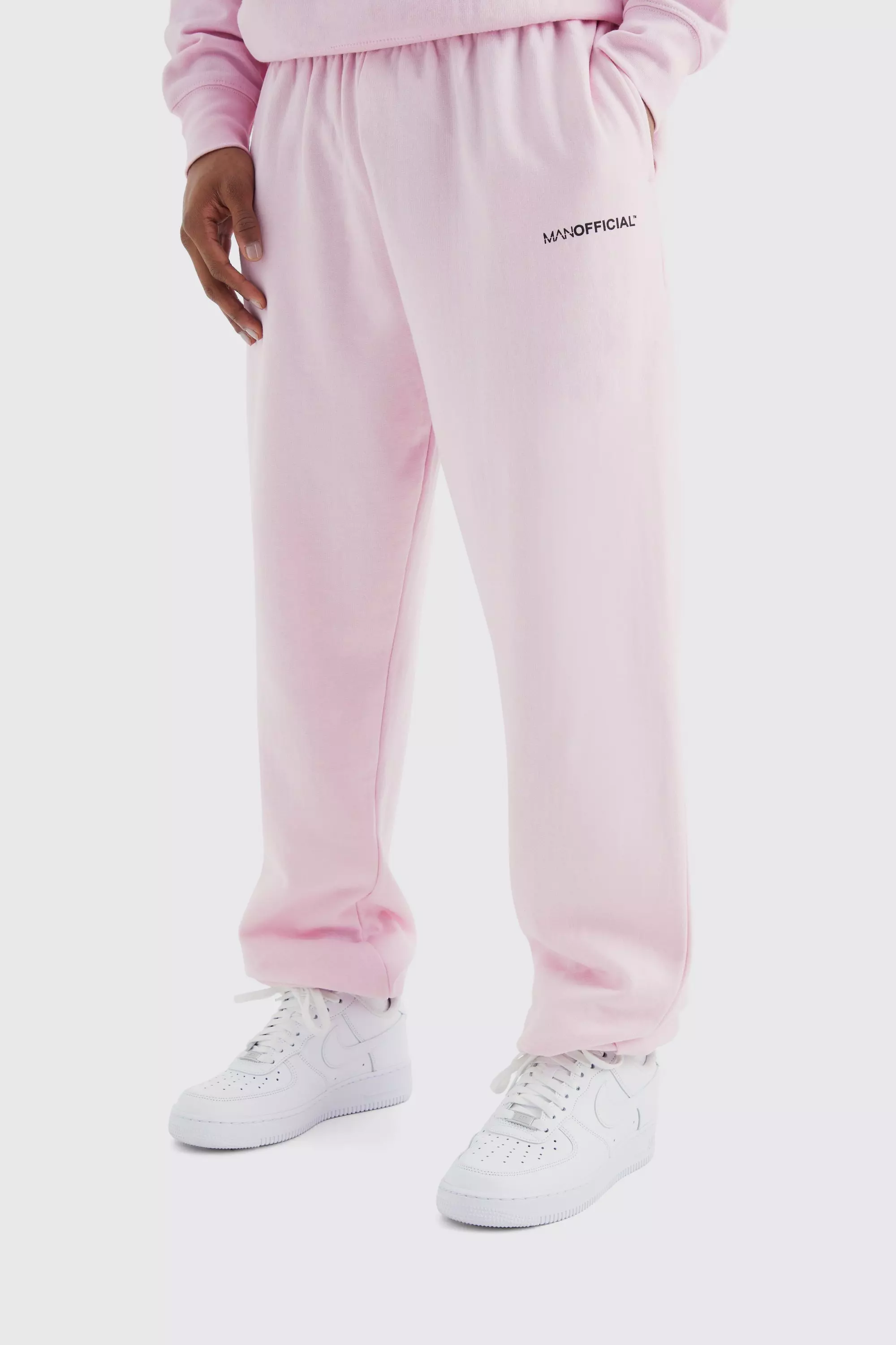 Pink best sale sweats men